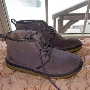 UGG Purple Suede Ankle Boots